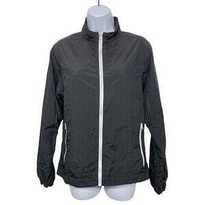 FootJoy Women's size S Black Golf Windbreaker Jacket Long Sleeve Nylon